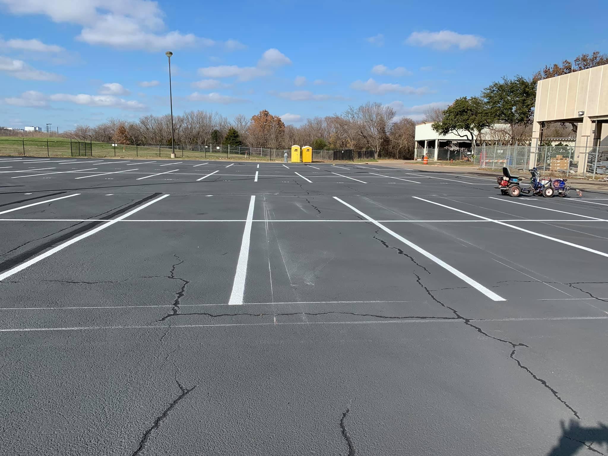 parking lot striping dallas tx commercial best company services near me texas parking lot striping company header image 1